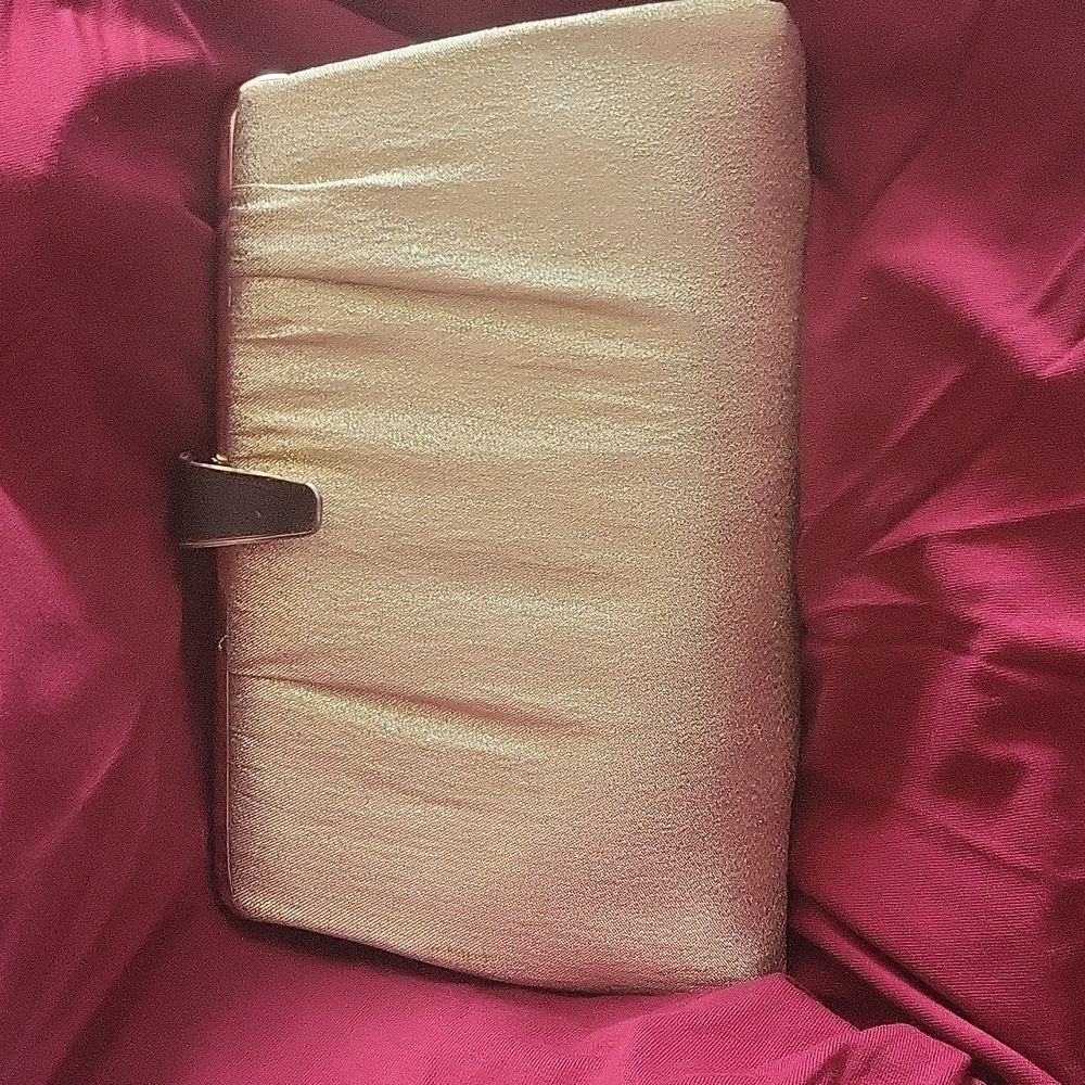 Vintage Ande Gold Clasp Chain Strap Clutch Evening Purse